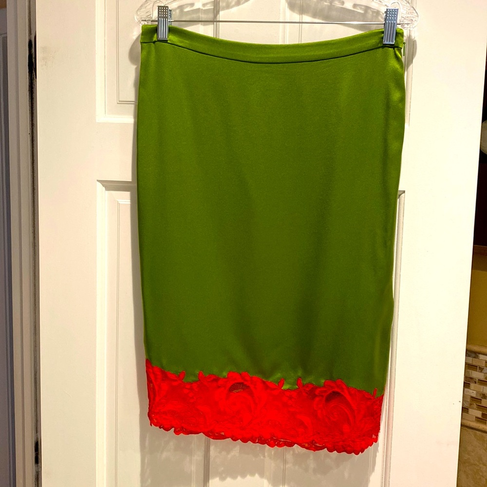 New Versace skirt with lace from the runway